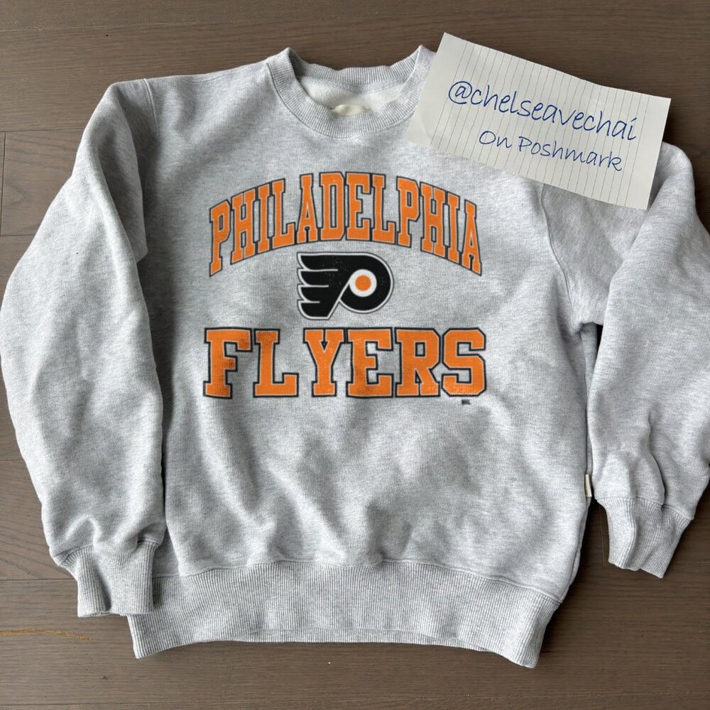 Vintage 90s Philadelphia Flyers Hockey Sweatshirt, Retro NHL Flyers Shirt Tee